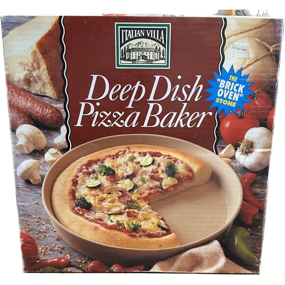 Superstone Deep Dish Pizza & Pie Baker The Brick Oven Stone Bread Quiche  Nachos - Picture 1 of 3